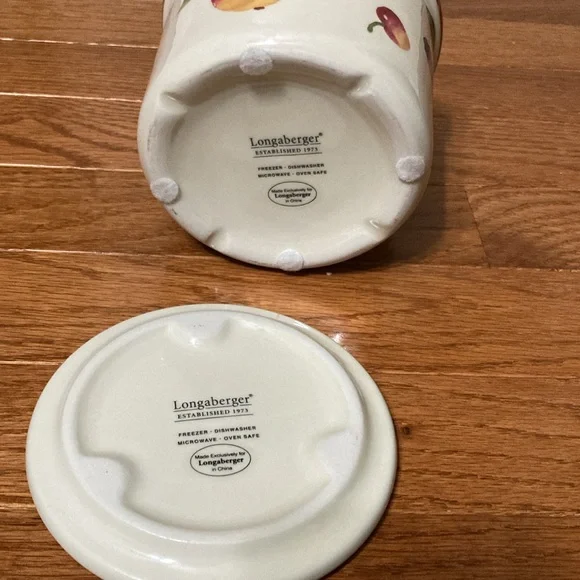 Longaberger Bundle - Bag and Canister Crock (NWOT) - Picture 9 of 15